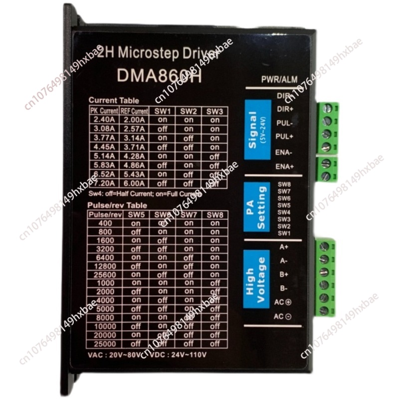 Stepper Driver Cnc - Dm860h driver digital motor de passo