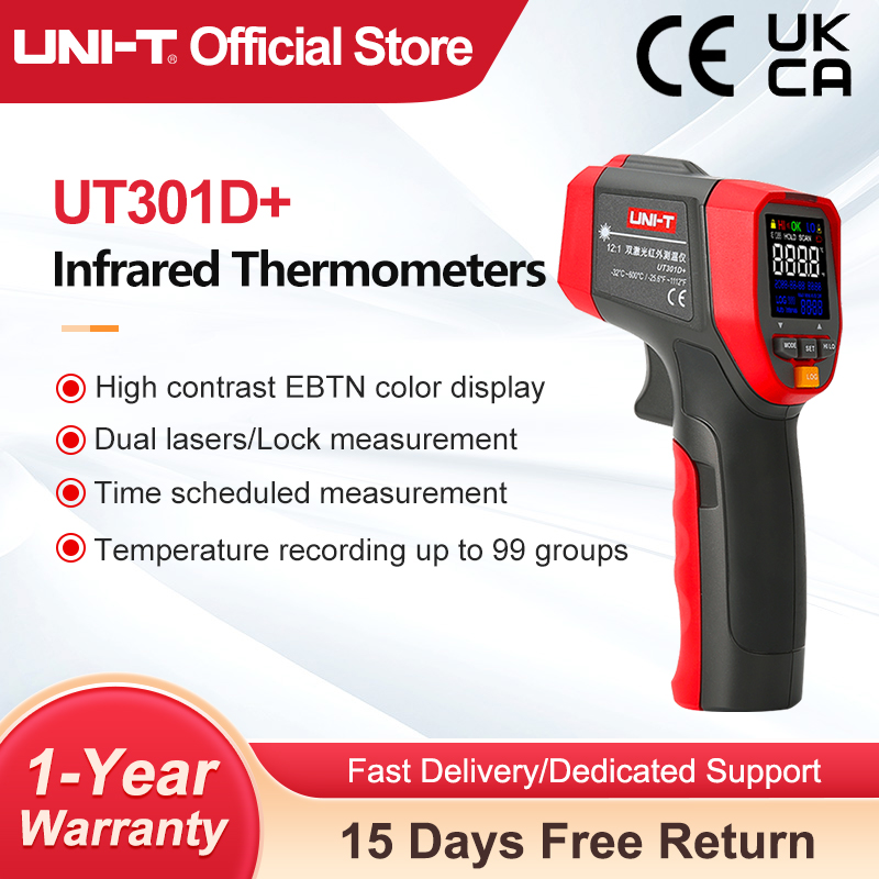 Industrial Laser Temperature - UNI-T-Digital sem contato termômetro infravermelho, pistola