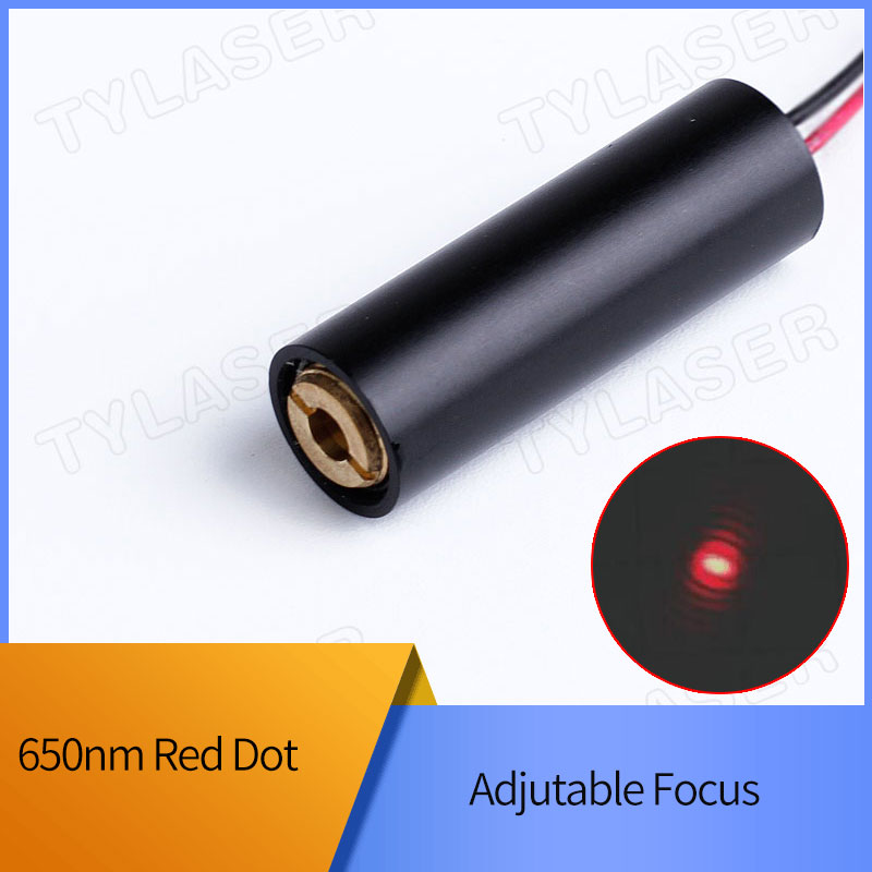 Industrial Laser Diode - D10X30mm Foco Ajustável 650nm 1mW 5mW