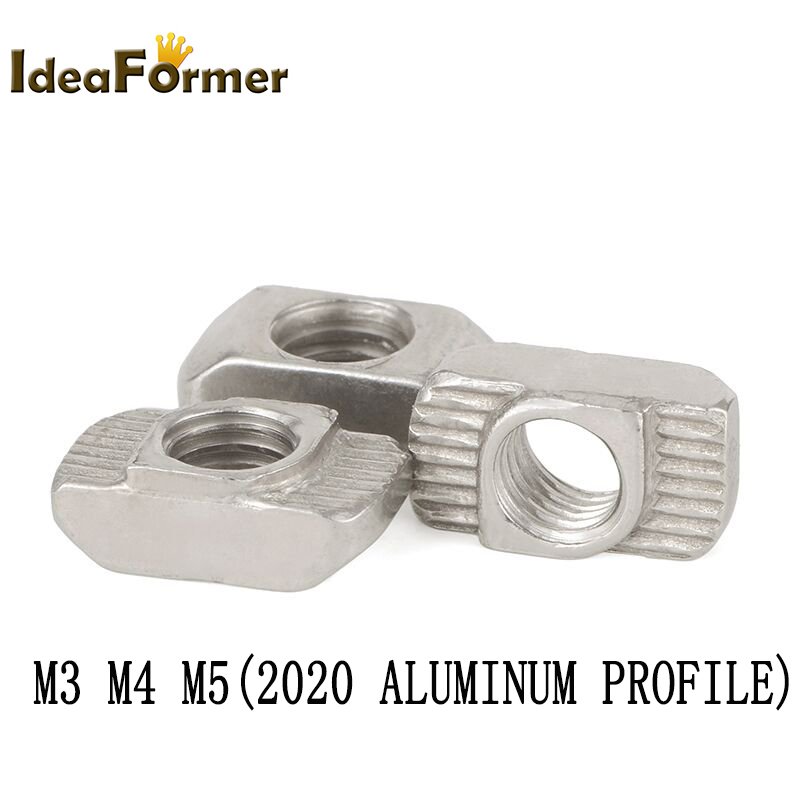Aluminum T-Slot Profile - 50 pces m3 m4 m5 2020