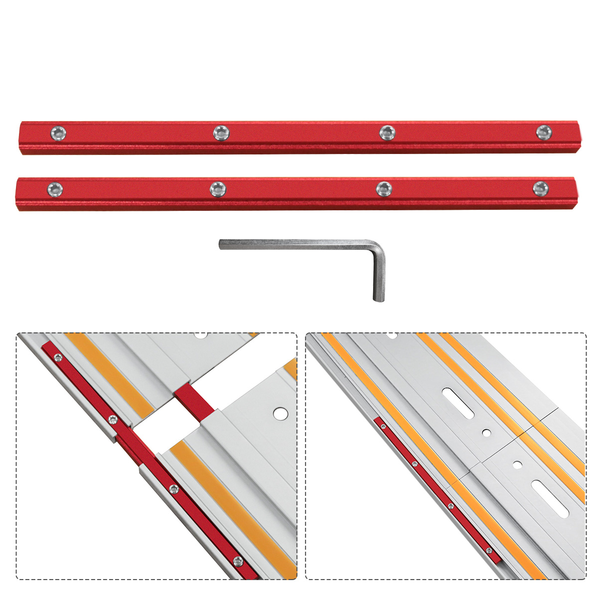 Aluminum T-Slot Profile - 1 Conjunto de Conectores de Perfil
