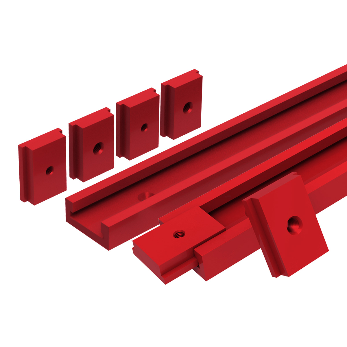 Aluminum T-Slot Profile - T30 track 50cm alumínio t-slider t