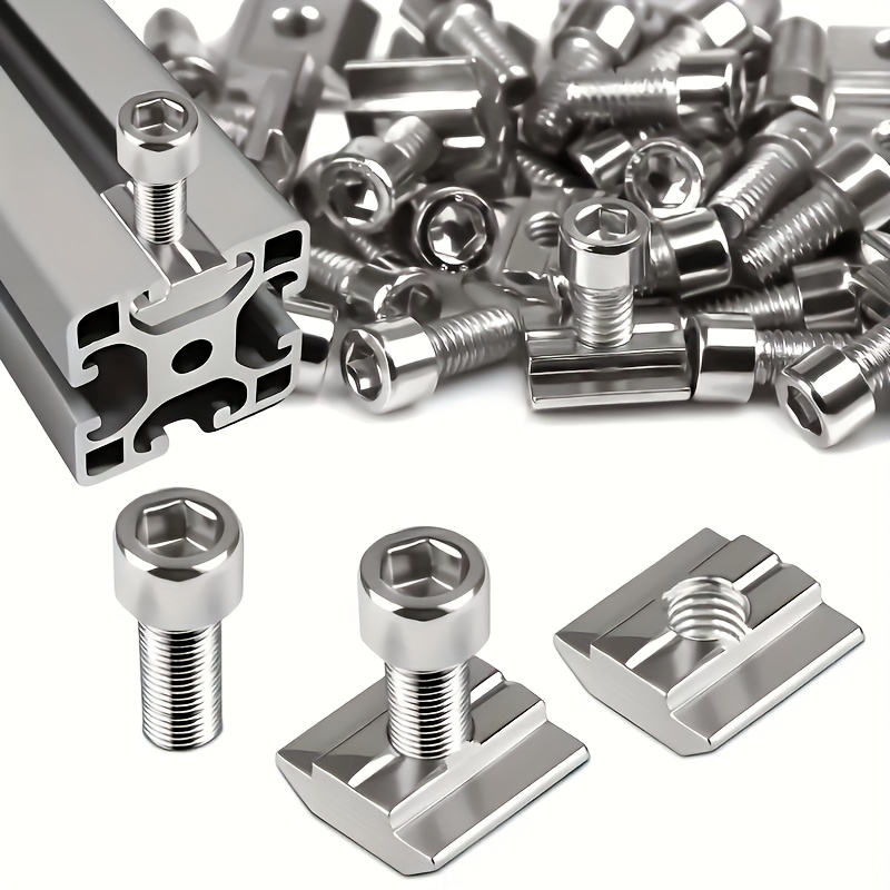25 Conjuntos de Porcas T-Slot  - Aluminum T-Slot Profile avaliação e preço