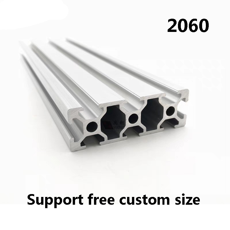 1 pçs 2060 t slot de alumínio  - Aluminum T-Slot Profile avaliação e preço