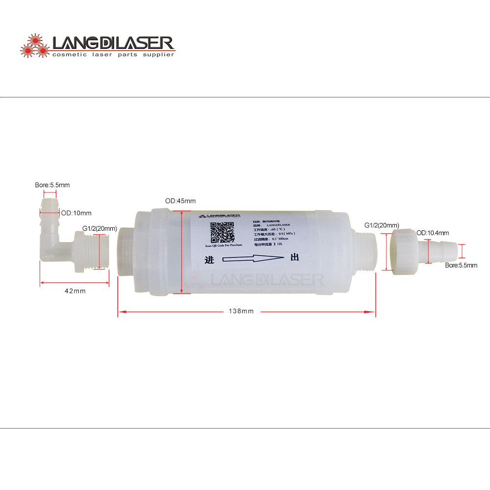 Sistema de filtro de água a la - Industrial Laser Machine Hair Removal avaliação e preço