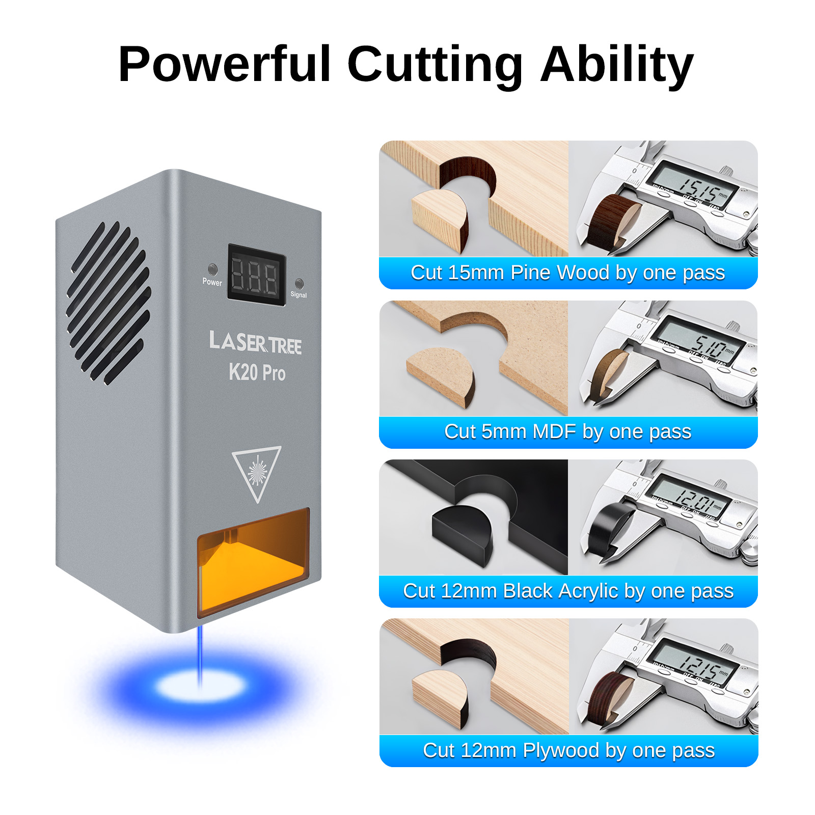 Árvore a laser k20 20w cabeça  - Industrial Laser Diode avaliação e preço