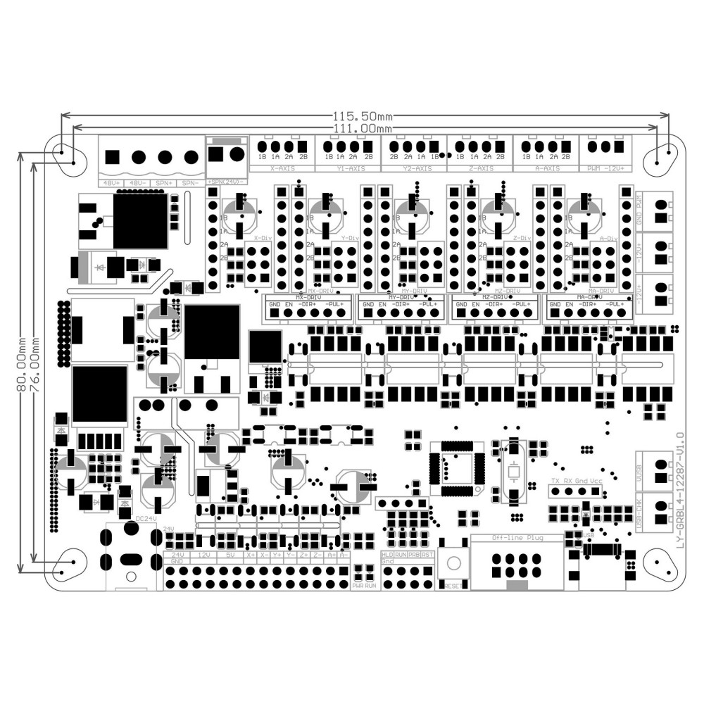 Grbl placa de controle offline - Laser Controller Board avaliação e preço