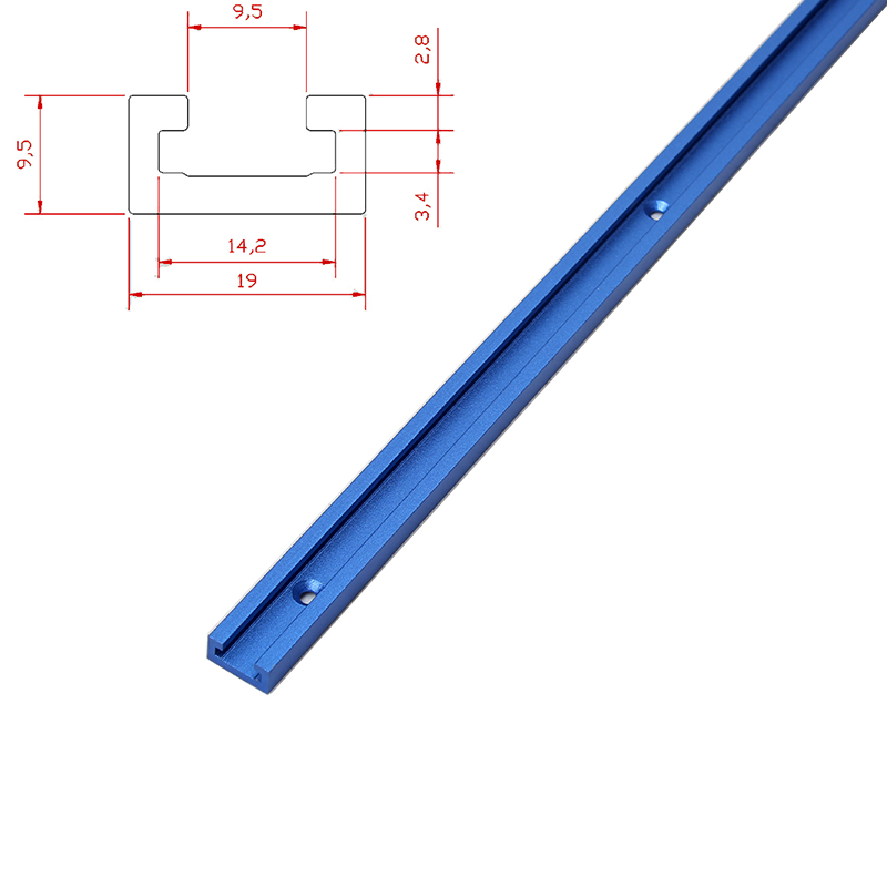 1pc 19/30/45/75 tipo t-trilhas - Aluminum T-Slot Profile avaliação e preço