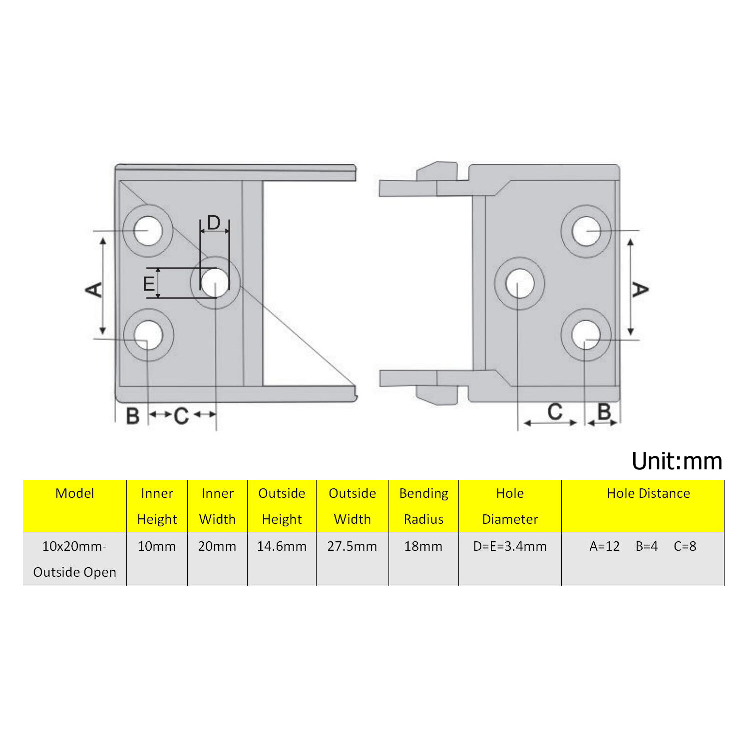 Corrente de arrasto de 10x20mm - Drag Chain Cnc avaliação e preço