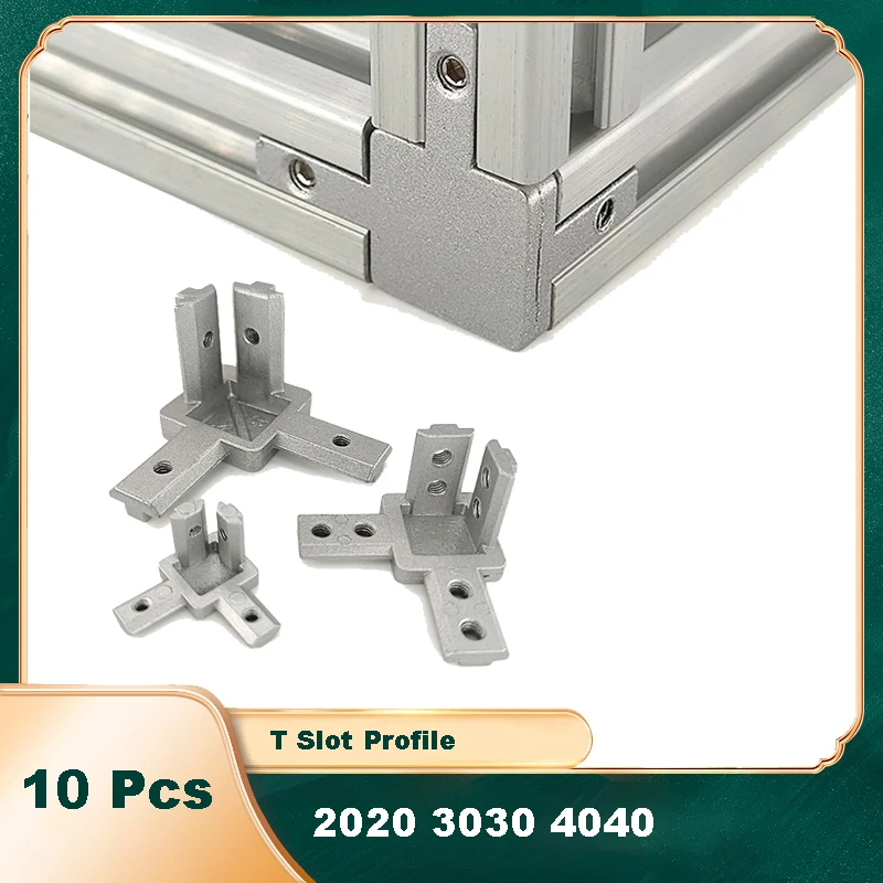 10 Peças Conector de Canto de  - Aluminum T-Slot Profile avaliação e preço