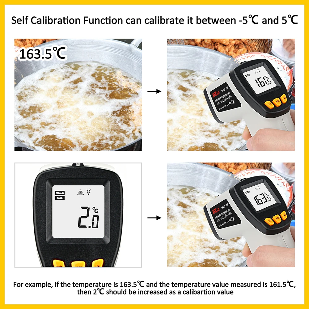 XRCLIF Termômetro infravermelh - Industrial Laser Temperature avaliação e preço