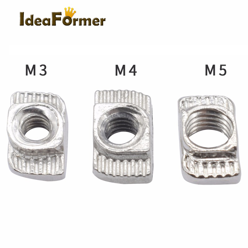 50 pces m3 m4 m5 2020 série t  - Aluminum T-Slot Profile avaliação e preço