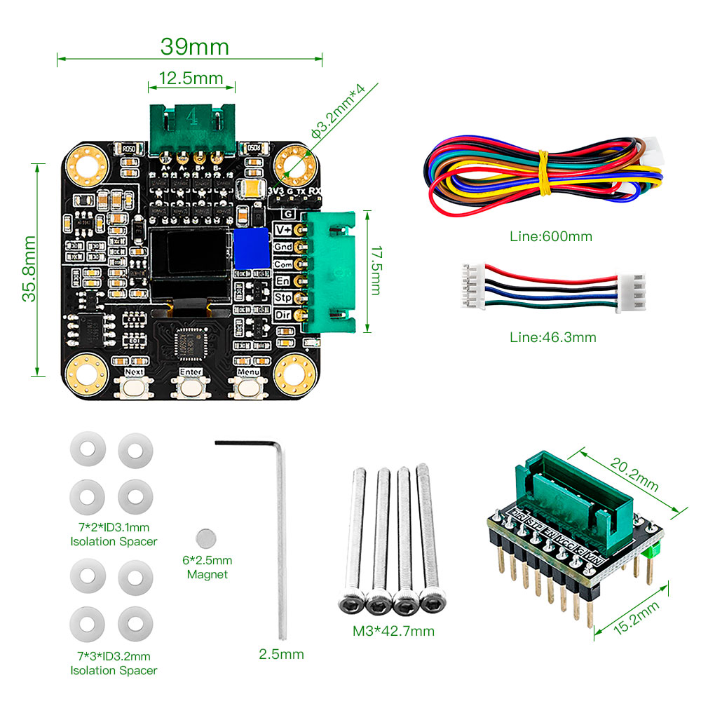 Makerbase MKS SERVO42C PCBA NE - Stepper Driver Cnc avaliação e preço