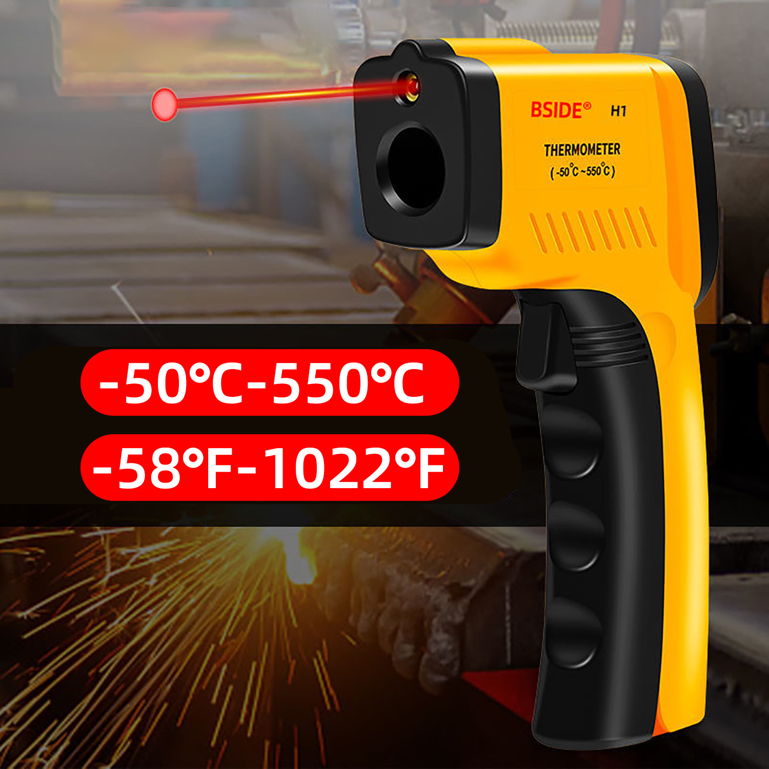 Termômetro infravermelho Digit - Industrial Laser Temperature avaliação e preço