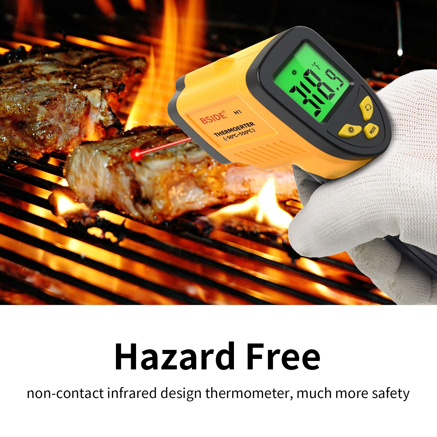 Termômetro infravermelho Digit - Industrial Laser Temperature avaliação e preço