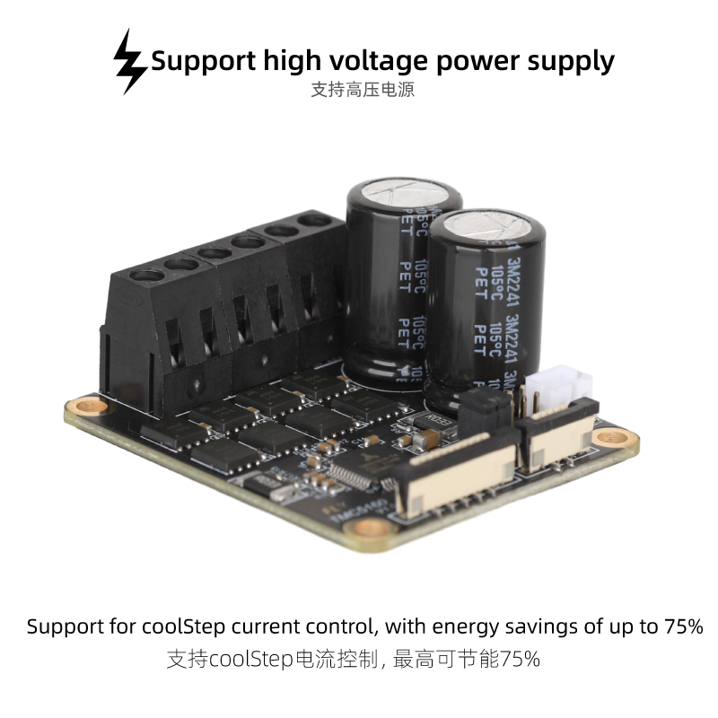 Mellow fly 24v/48v hv tmc5160  - Stepper Driver Cnc avaliação e preço