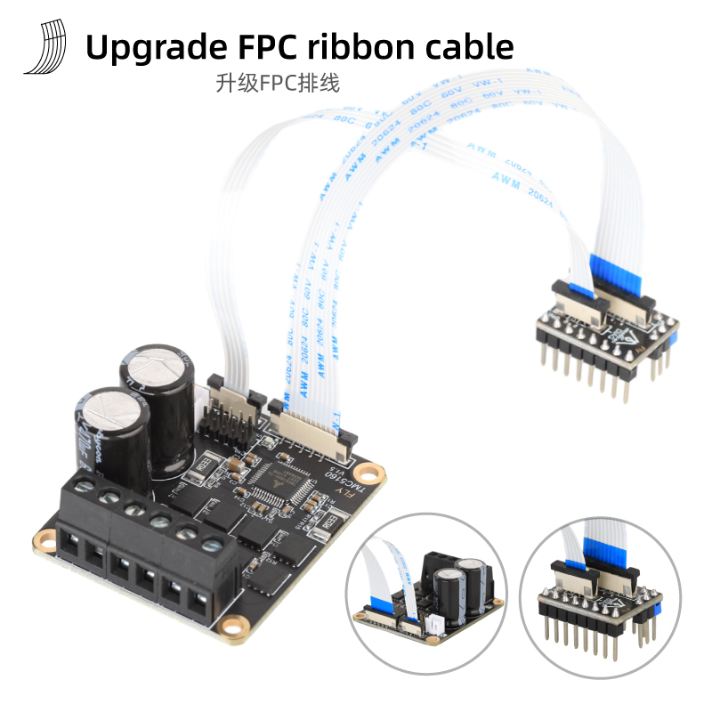 Mellow fly 24v/48v hv tmc5160  - Stepper Driver Cnc avaliação e preço