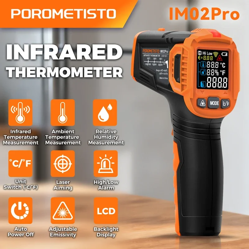 Termômetro Infravermelho -50~3 - Industrial Laser Temperature avaliação e preço